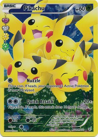 Pokémon TCG: Pikachu Full Art Ultra Rare RC29/RC32 – Generations Radiant Collection (NM)