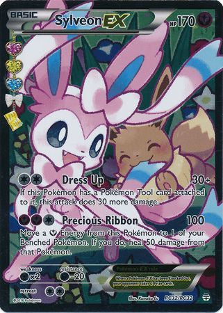 Sylveon EX RC32/RC32 Full Art Ultra Rare Pokémon TCG Generations Radiant Collection
