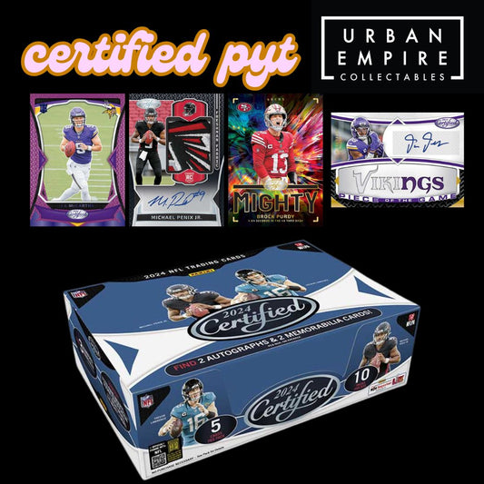 Product image of Break 574 - 2024 Panini Certified Football Hobby Box PYT