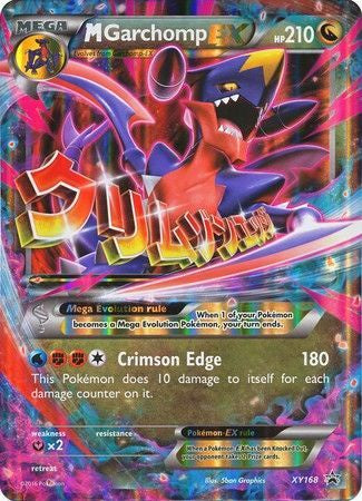 Pokemon M Garchomp EX XY168 XY Promo LP Card