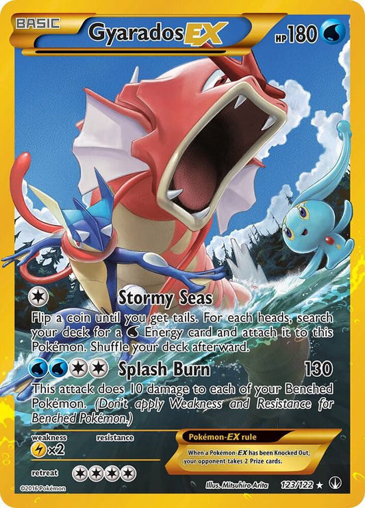 Gyarados EX 123/122 Secret Rare Pokémon Card – XY BREAKpoint – Near Mint