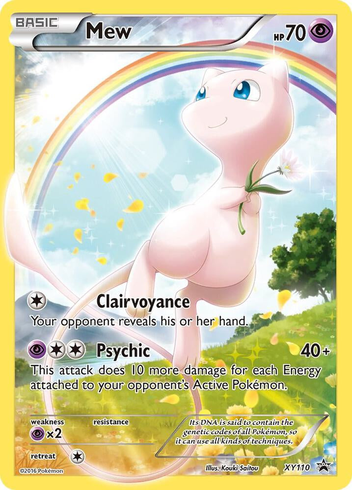 Pokémon Mew XY110 Mythical Collection Black Star Promo NM