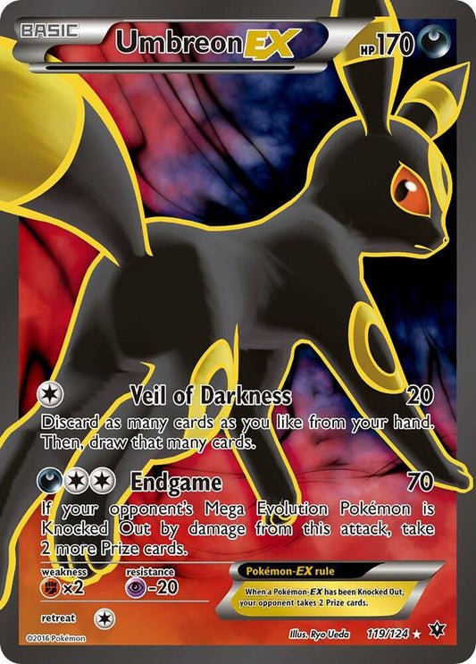 Product image of Umbreon-EX – 119/124 – Full Art Ultra Rare (MP)