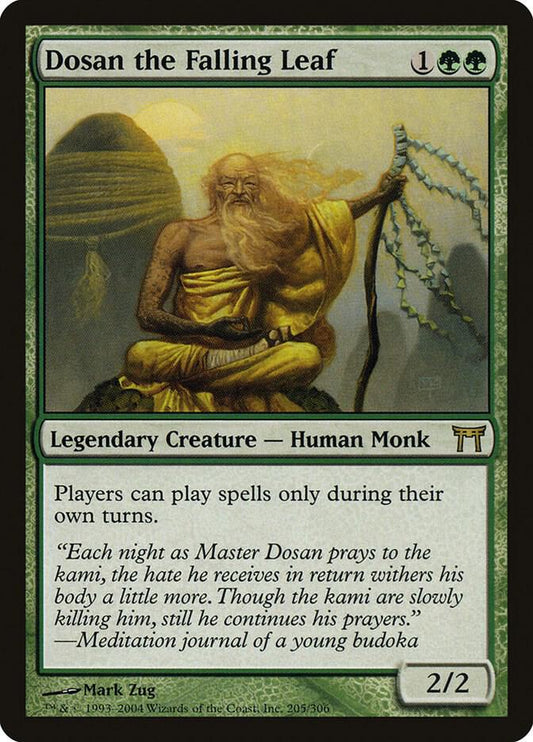 Dosan the Falling Leaf Champions of Kamigawa #205 Magic the Gathering card