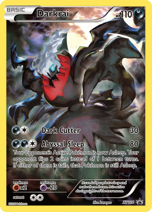 Pokemon Darkrai XY114 XY Black Star Promo LP Card