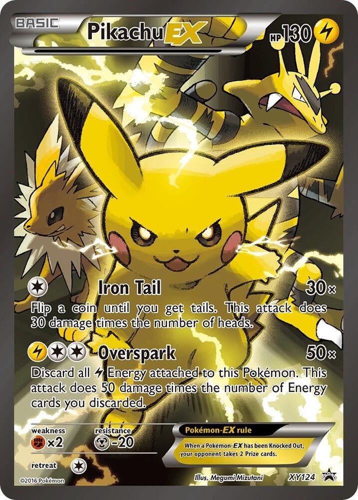 Pikachu EX XY124 Black Star Promo 2013 Pokémon MP