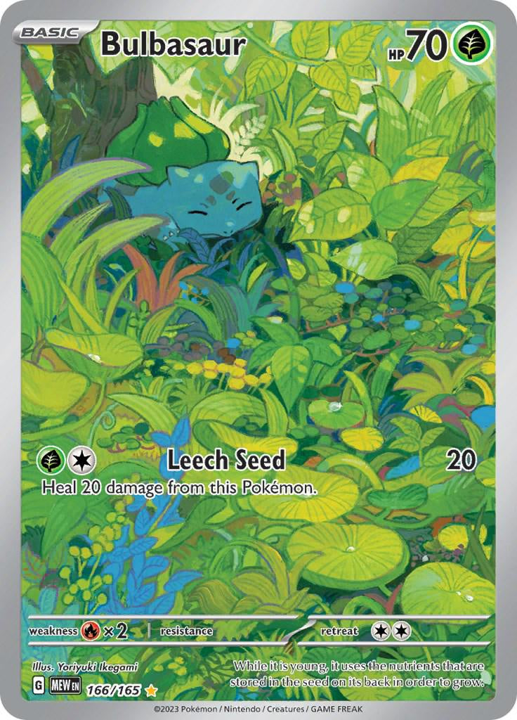 Product image of Bulbasaur 166/165 Illustration Rare S&V 151 NM/MT