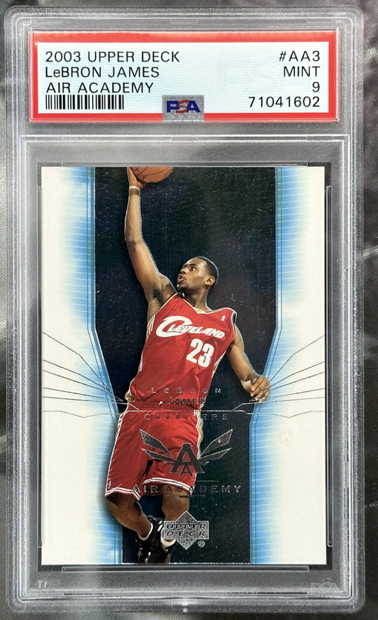 2003 Upper Deck Air Academy LeBron James rookie PSA 10 Gem Mint graded basketball card