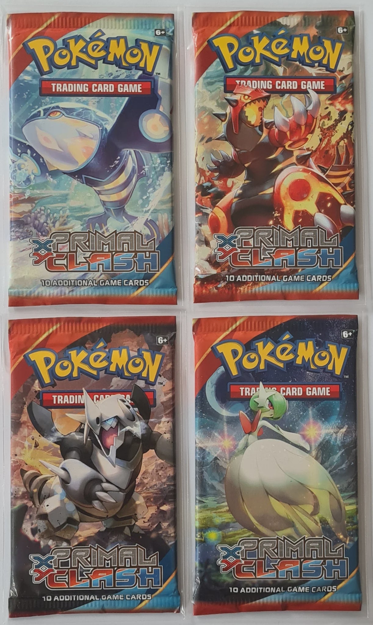 Pokemon XY Primal Clash booster pack sealed assorted artwork