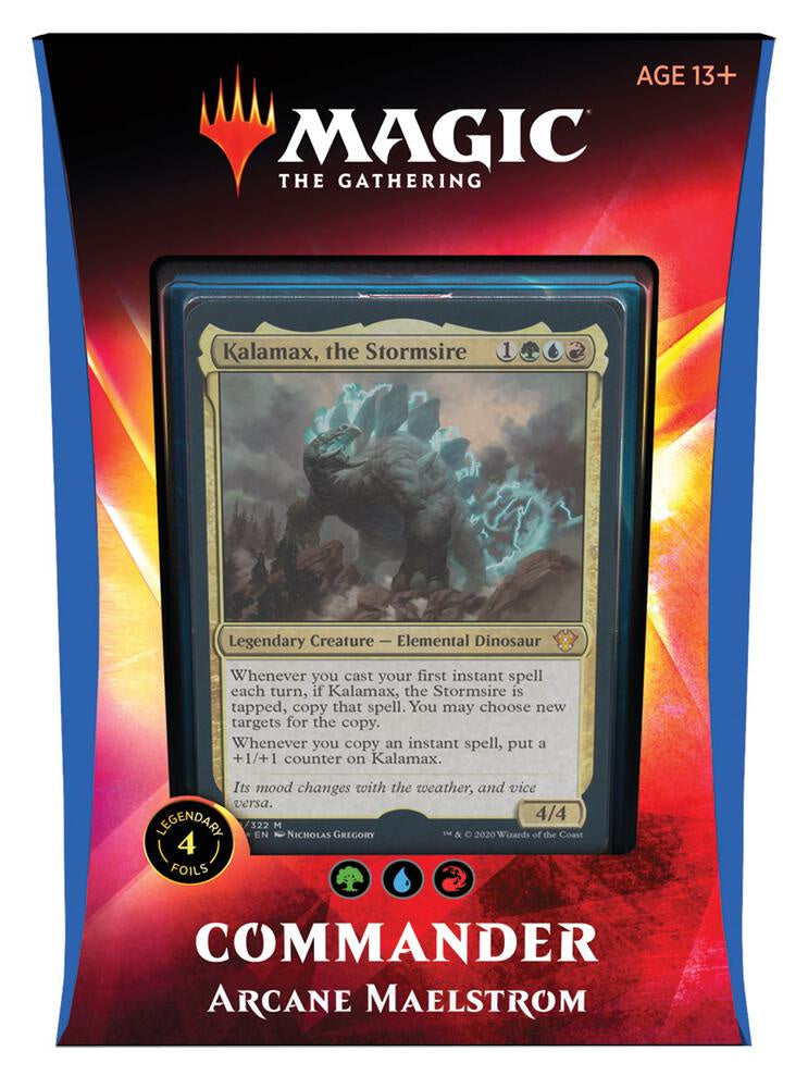 Magic The Gathering Commander 2020 Arcane Maelstrom Commander Deck featuring Kalamax the Stormsire