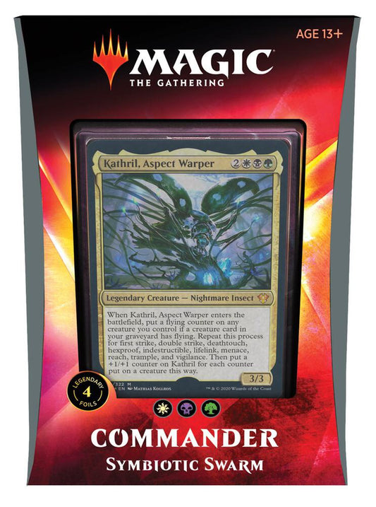 Magic The Gathering Commander 2020 Symbiotic Swarm Commander Deck featuring Kathril Aspect Warper