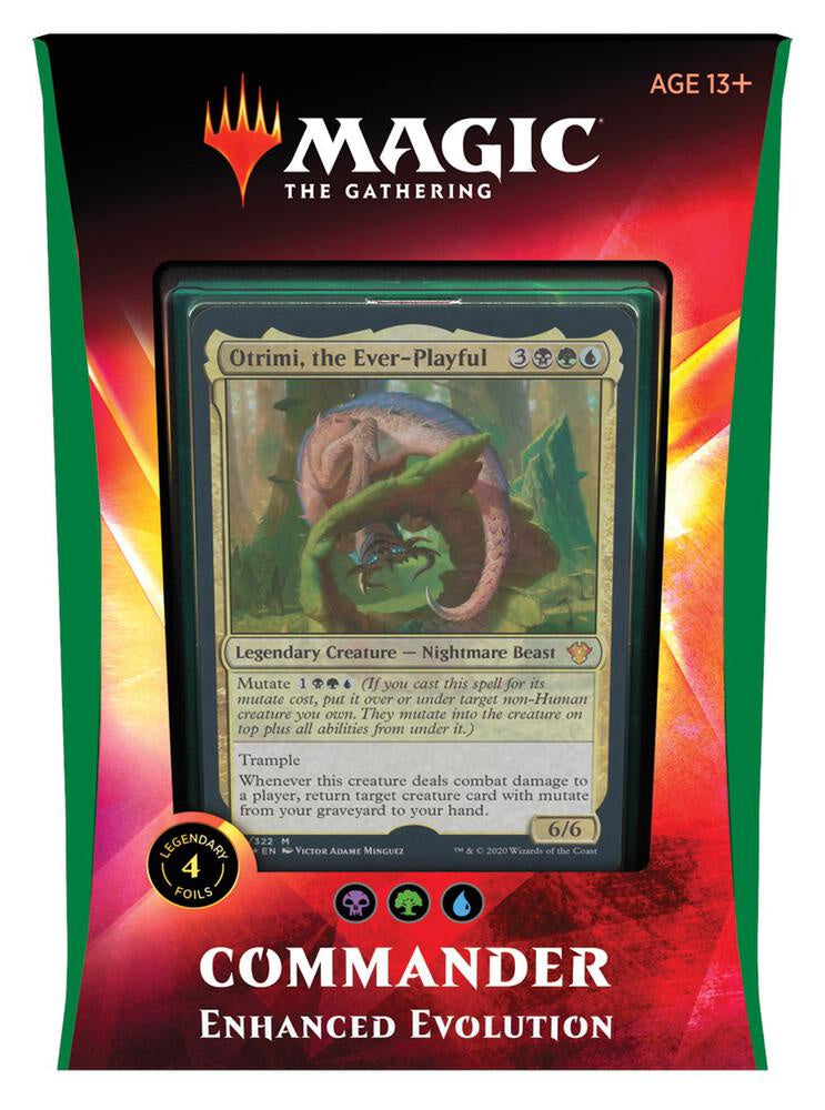 Magic The Gathering Commander 2020 Enhanced Evolution Commander Deck featuring Otrimi the Ever-Playful
