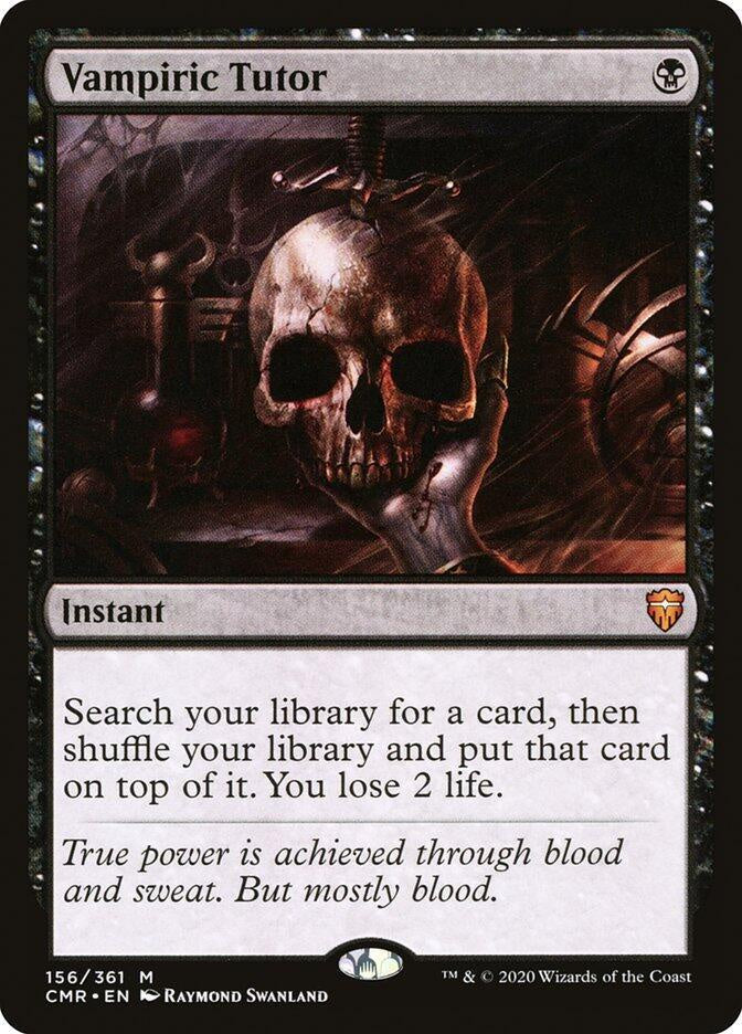 Vampiric Tutor Commander Legends CMR MTG Card Near Mint