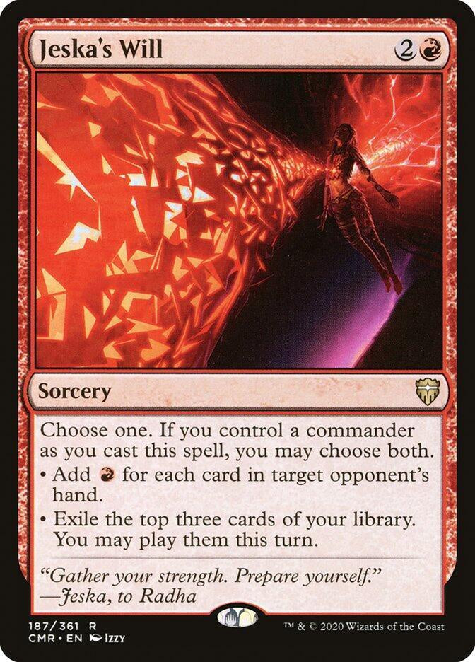 Jeska's Will Foil Commander Legends CMR MTG trading card
