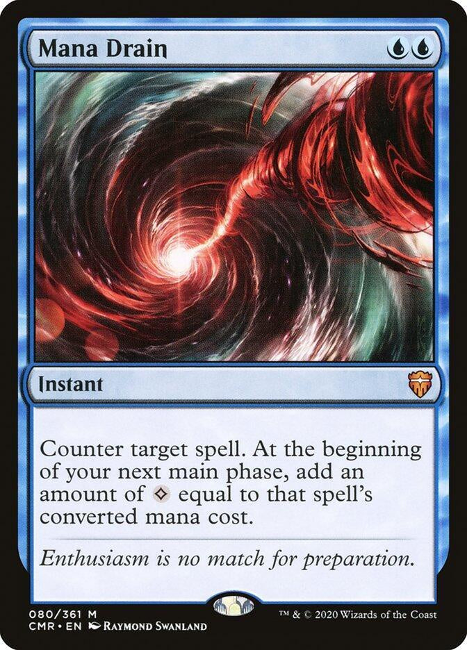 Mana Drain Commander Legends CMR Magic the Gathering card