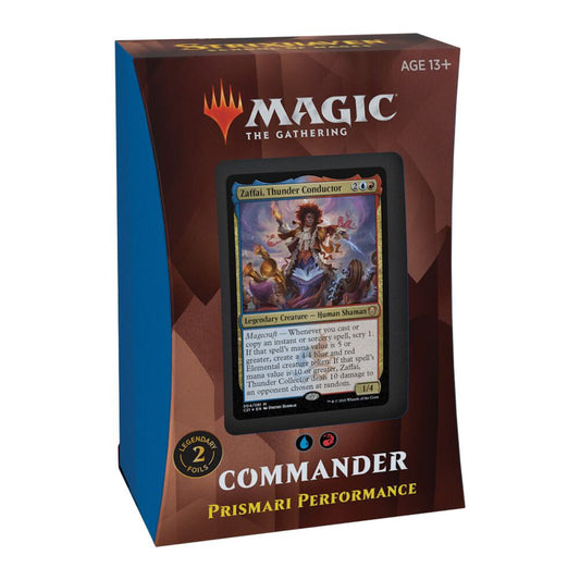 Magic The Gathering Commander 2021 Prismari Performance Commander Deck featuring Zaffai Thunder Conductor
