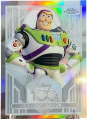 2023 Topps Chrome Disney 100 Buzz Lightyear Refractor #20 trading card