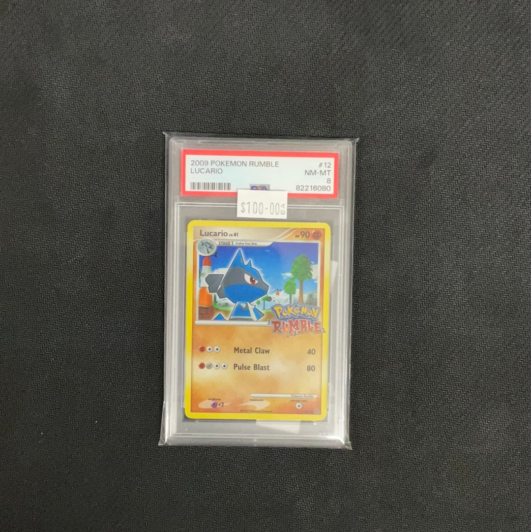 2009 Pokemon Rumble Lucario PSA 8