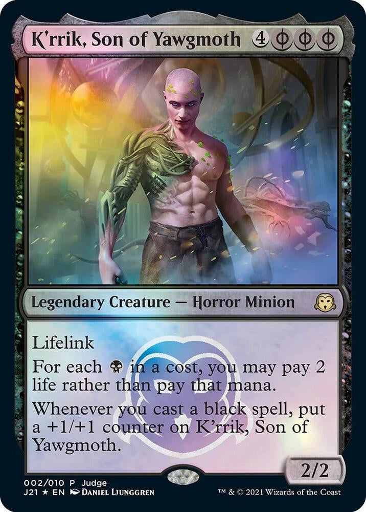 K'rrik Son of Yawgmoth Judge Promo JDG MTG trading card