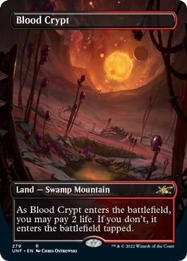 Near Mint Blood Crypt #279 from Unfinity for Magic: The Gathering.