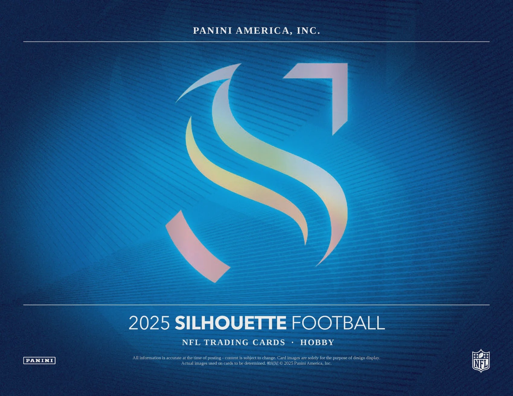 2025 Panini Silhouette Football Hobby Box sealed product