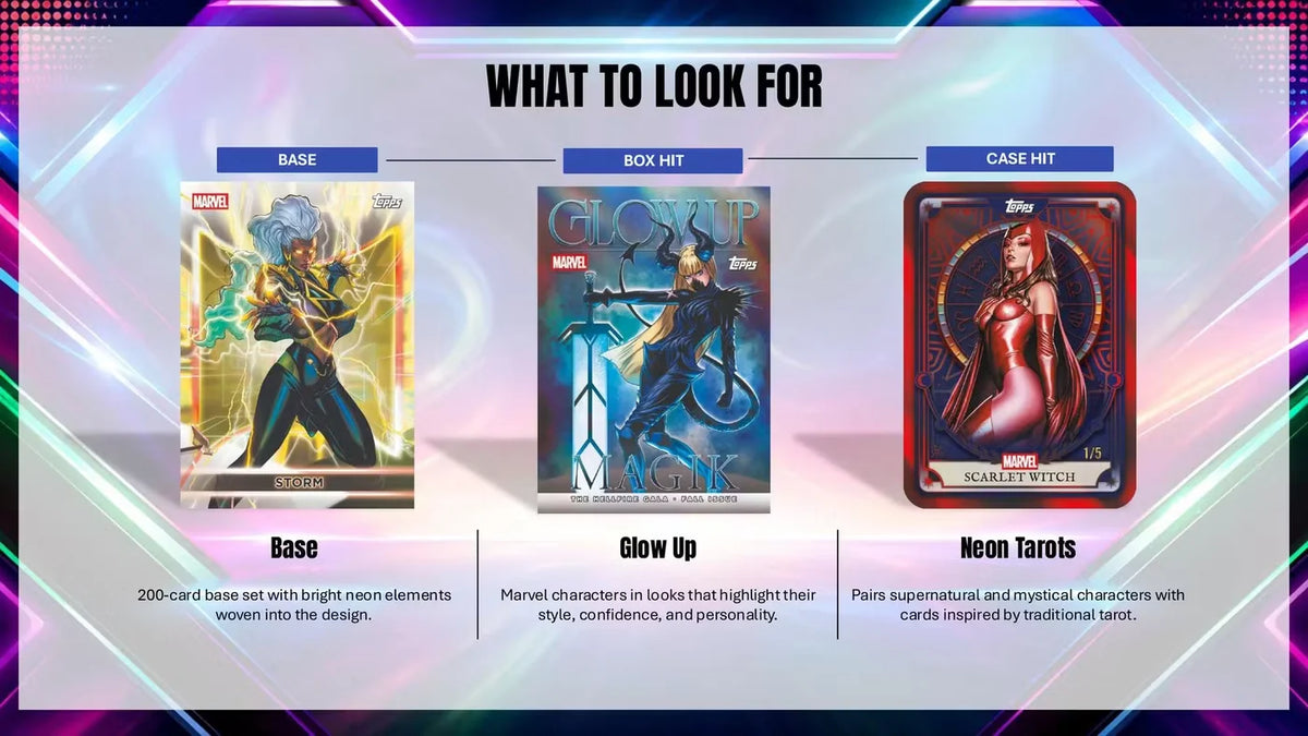 2026 Topps Marvel Neon Value Blaster Box
