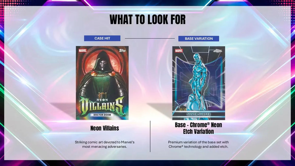 2026 Topps Marvel Neon Value Blaster Box