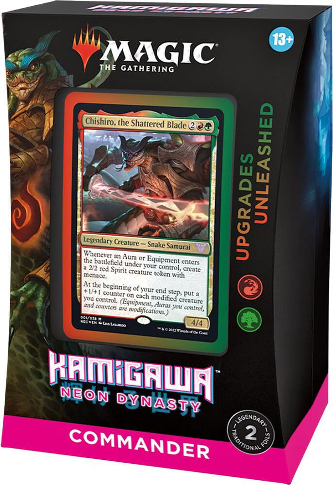 Kamigawa Neon Dynasty Upgrades Unleashed Commander Deck NEC Magic the Gathering sealed product