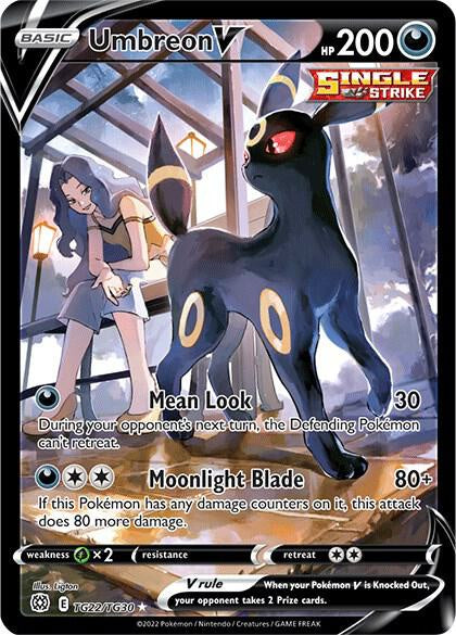 Umbreon V TG22/TG30 Brilliant Stars Trainer Gallery Pokémon Card