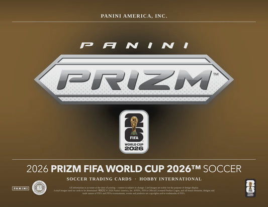 Pre Order 2026 Panini Prizm FIFA World Cup Soccer Hobby International Box