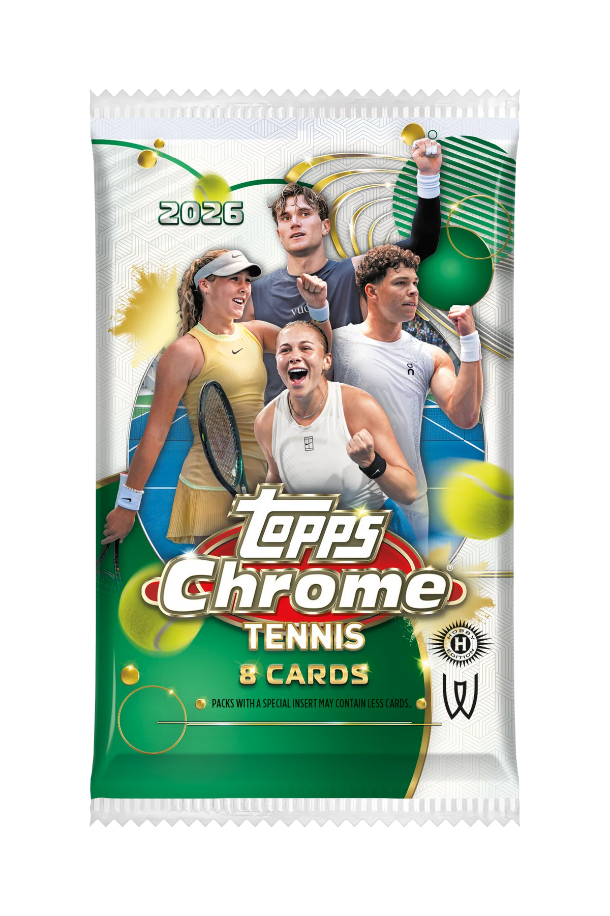 PREORDER: 2026 Topps Chrome Tennis Hobby Box – September 30