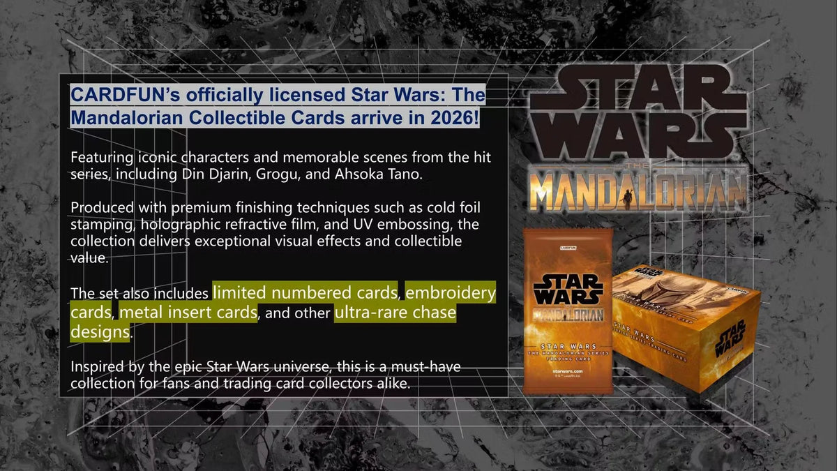 2026 Card Fun Star Wars The Mandalorian: This Is The Way Hobby Box