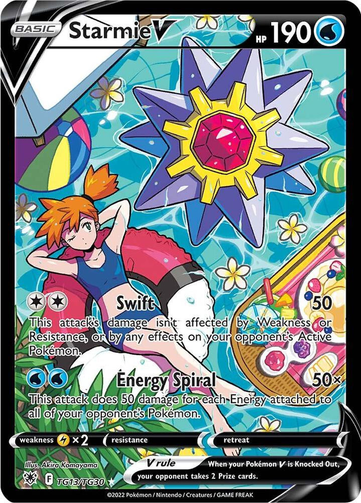 Pokémon Starmie V TG13 TG30 Astral Radiance Trainer Gallery NM