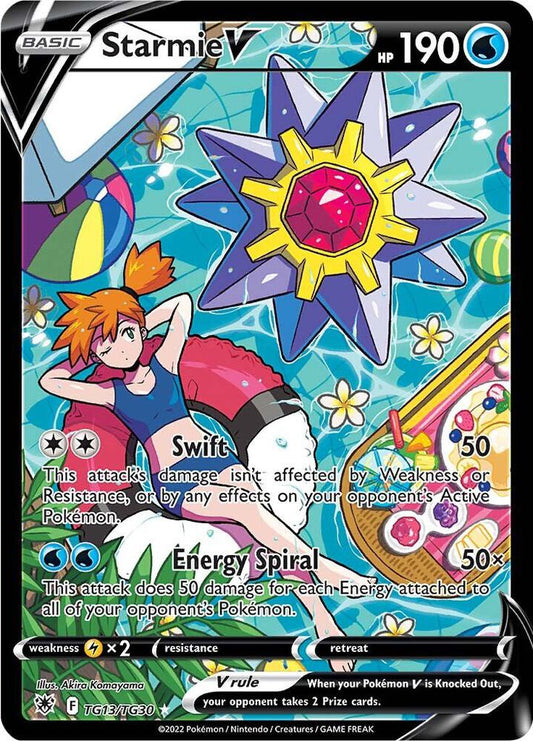 Pokémon Starmie V TG13 TG30 Astral Radiance Trainer Gallery NM