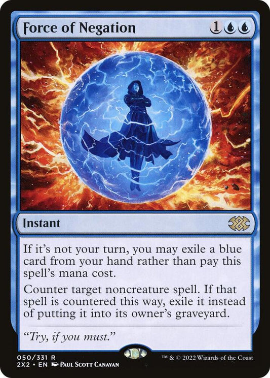 Force of Negation Double Masters 2022 2X2 MTG trading card