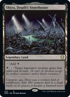 Shizo Death's Storehouse Commander Dominaria United DMC MTG trading card