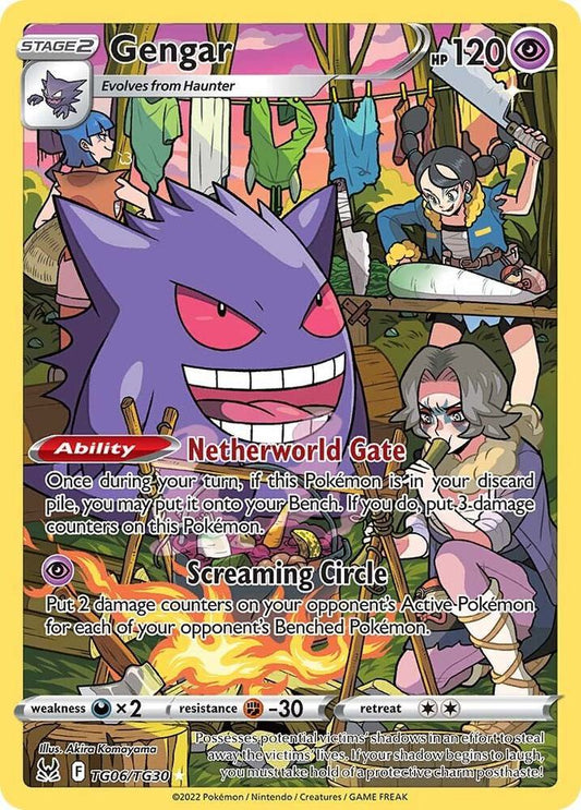 Gengar TG06/TG30 – Pokémon TCG Lost Origin Trainer Gallery Holo – NM