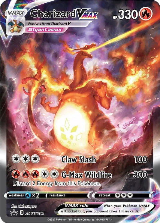 Pokemon Charizard VMAX SWSH261 Sword & Shield Promo NM Card