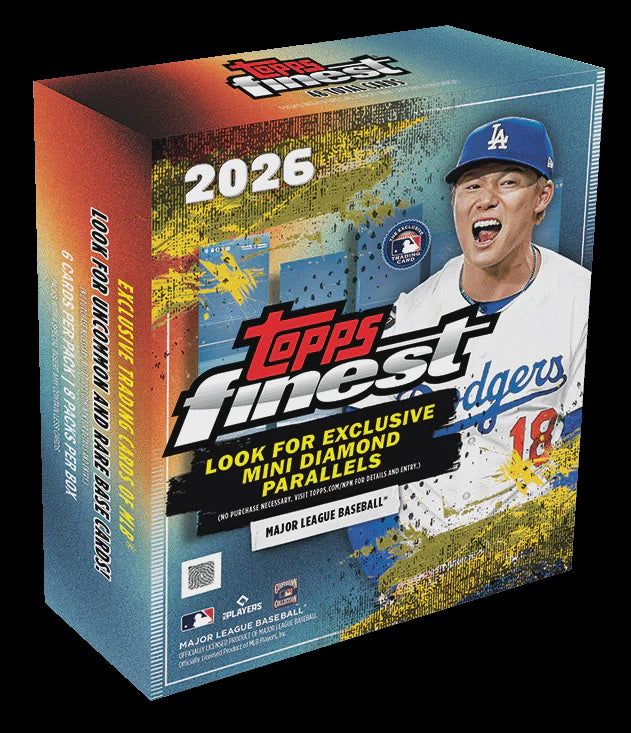 2026 Topps Finest Baseball Mega Box sealed trading card box