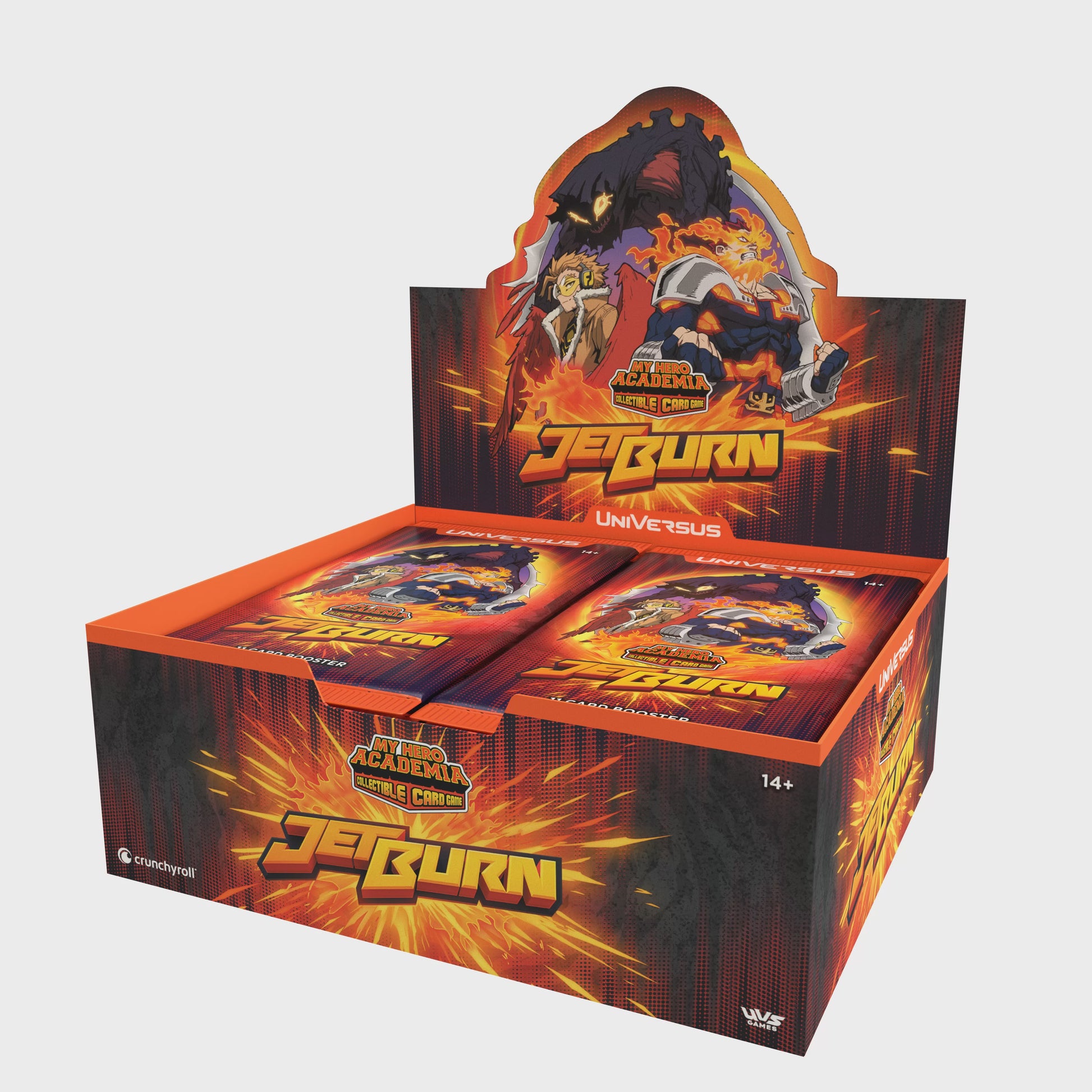 UniVersus My Hero Academia: Jet Burn Booster Display – Urban Empire Collectables AU