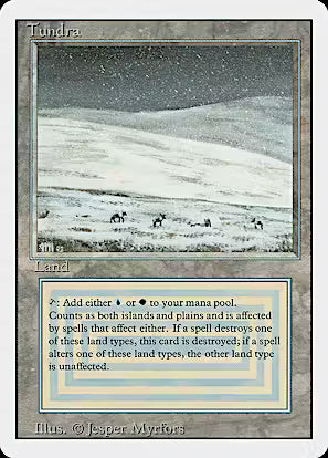 Tundra | MTG 3rd Edition (Revised) | Dual Land | Near Mint (NM)