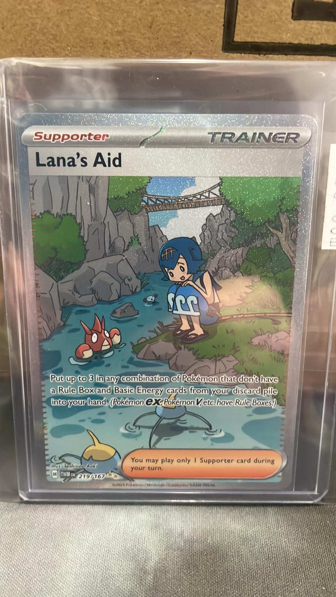 Pokémon 219/167 Lana's Aid Twilight Masquerade