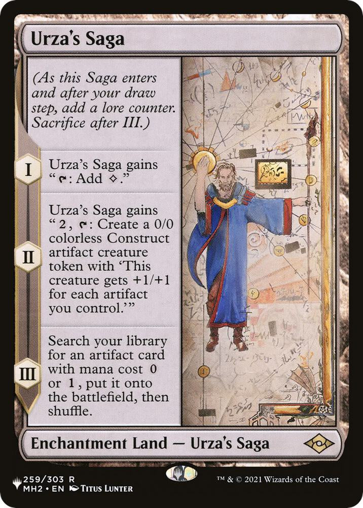 Urza’s Saga The List Reprints LIST MTG trading card
