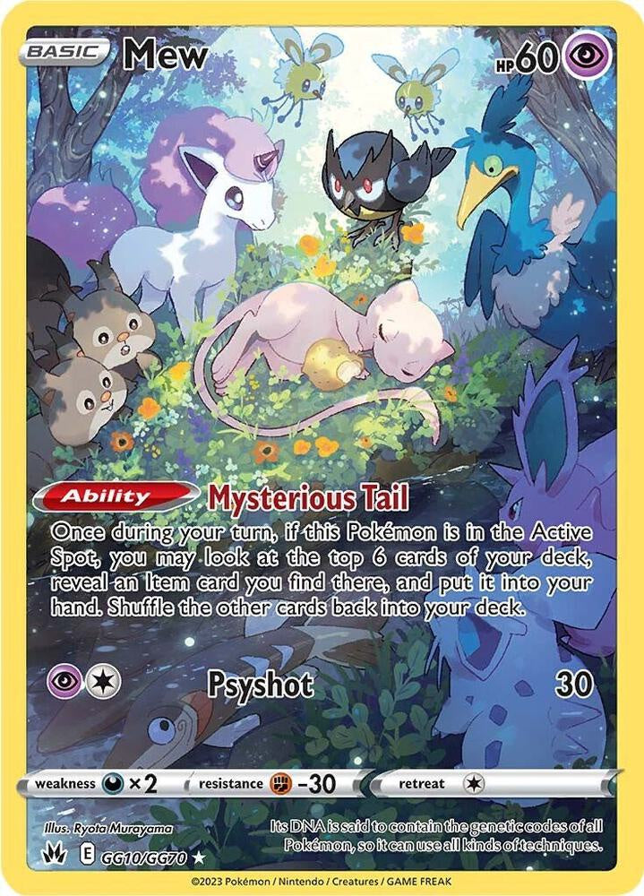 Mew Crown Zenith Galarian Gallery Pokémon Card