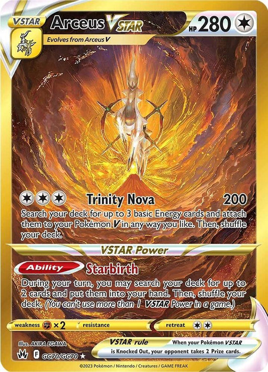 Pokémon Arceus VSTAR (Secret) – GG70/GG70 – Crown Zenith: Galarian Gallery