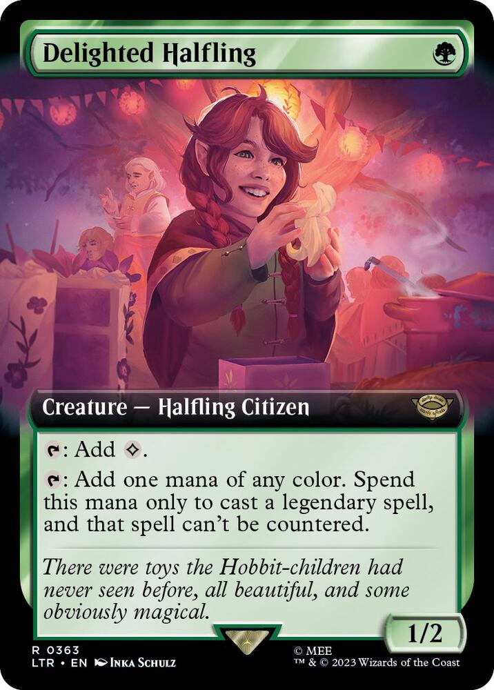 Delighted Halfling - The Lord of the Rings: Tales of Middle-earth #363 (Extended Art)