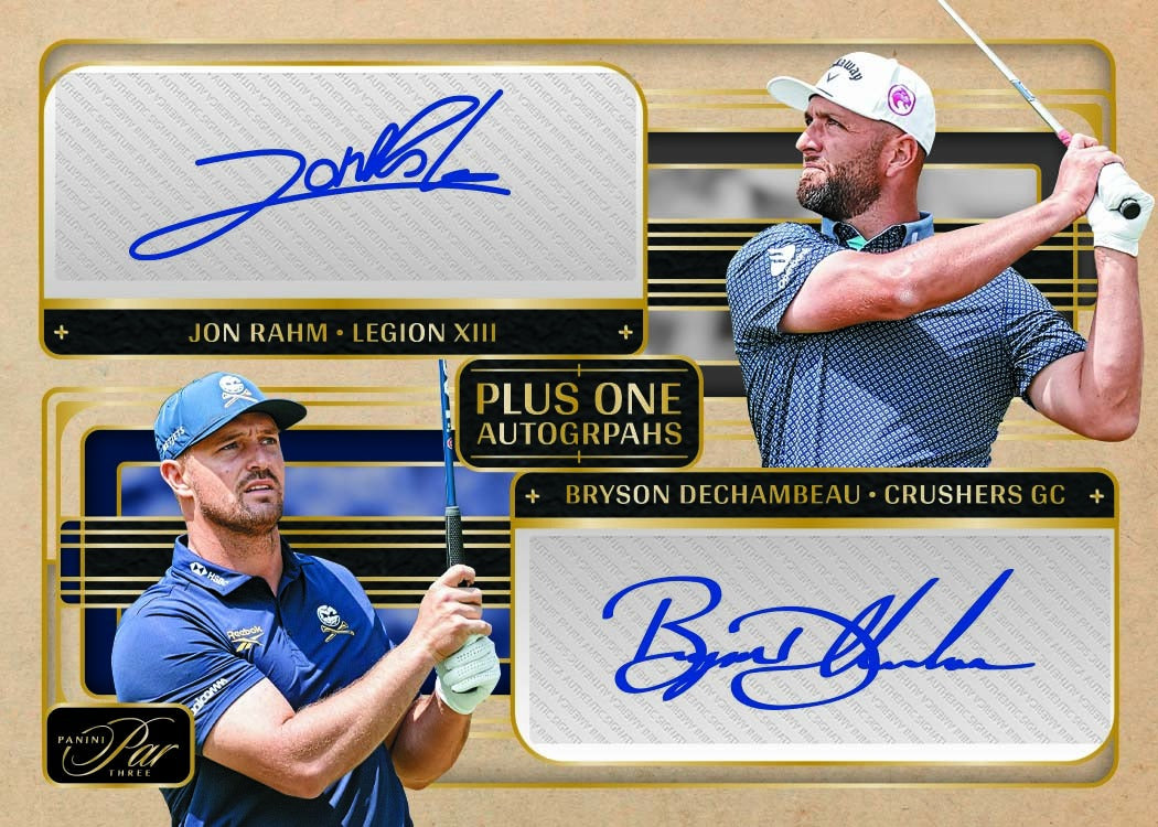 Front of PREORDER 2026 Panini Par Three LIV Golf Hobby Box