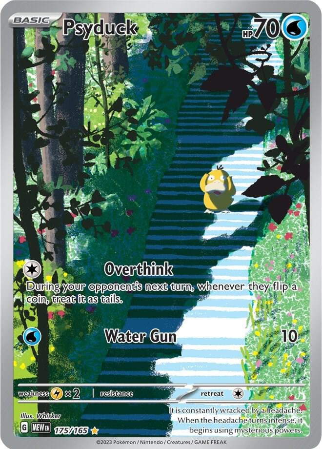 Psyduck 175/165 SV 151 Illustration Rare (LP)