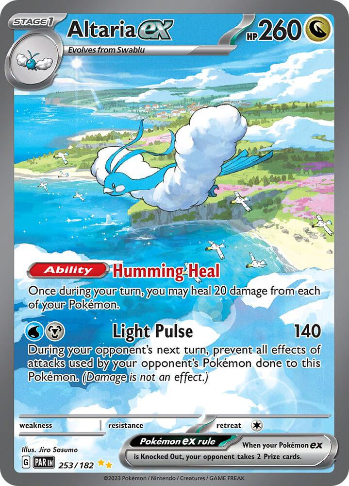 Pokémon Altaria ex 253/182 Paradox Rift Special Illustration Rare Holo NM