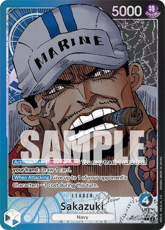 Sakazuki Alternate Art One Piece TCG Awakening of the New Era OP05 Card